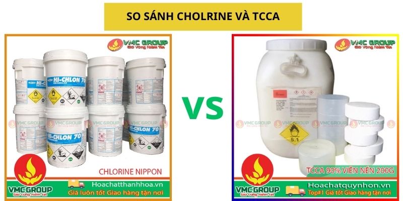 So sánh Chlorine và TCCA trong xử lý nước bể bơi